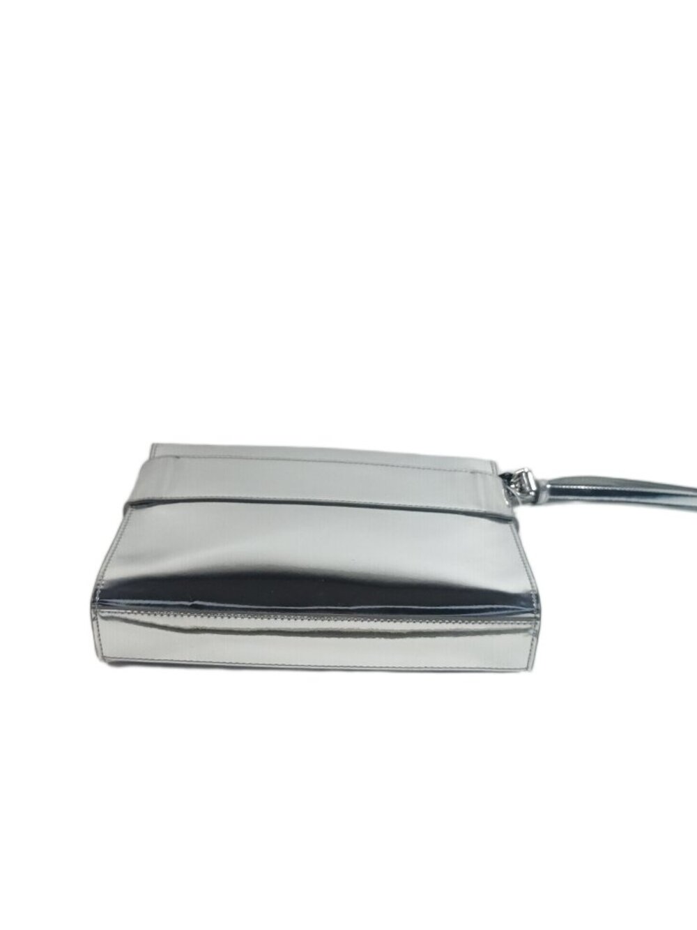 DKNY Bleeker East West Small Metallic Crossbody - Sliver - NWT - Picture 6 of 14